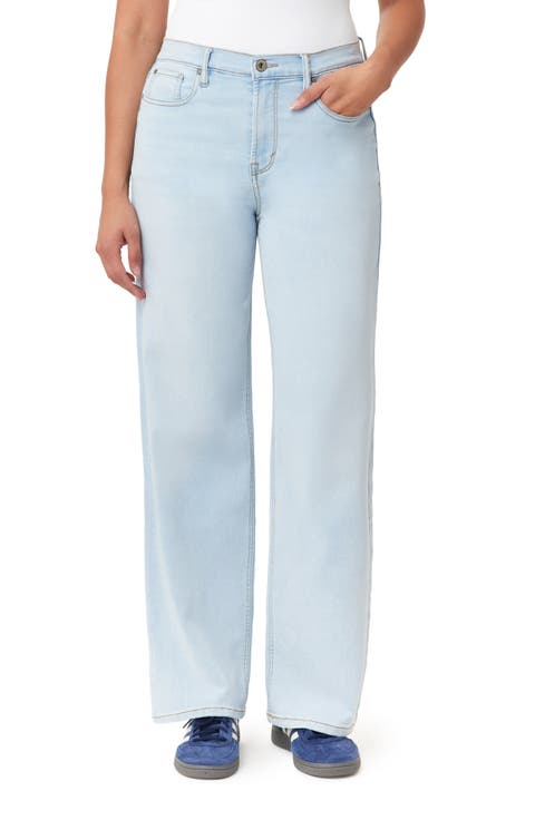Relaxed Fit Wide Leg Jeans