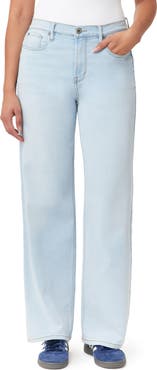 Kensie Relaxed Fit Wide Leg Jeans