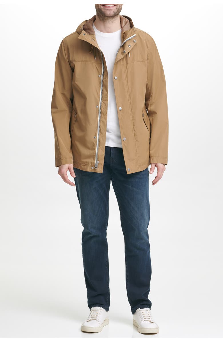 Cole Haan Packable Hooded Rain Jacket, Alternate, color, 