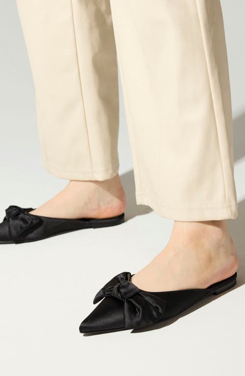 Yosi Samra Clara Pointed Toe Mule In Black