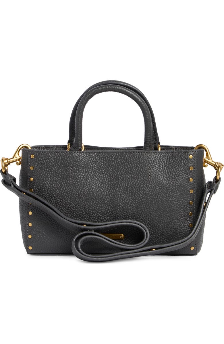 Rebecca Minkoff Darren Top Handle Leather Crossbody Bag, Alternate, color, Shadow