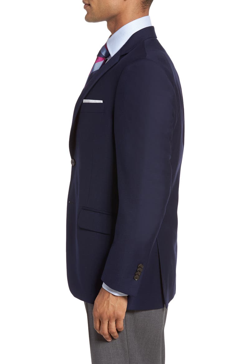 Flynn Classic Fit Navy Wool Sport Coat, Alternate, color, NAVY