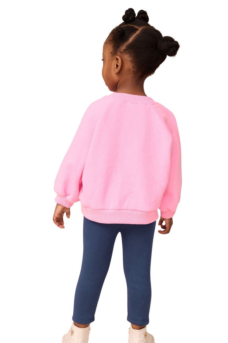 Kids' Knee Patch Leggings, Alternate, color, BLUE