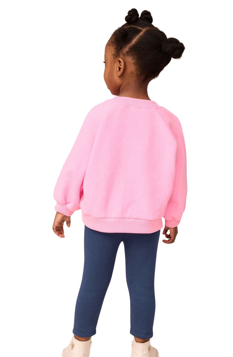 NEXT Kids' Knee Patch Leggings, Alternate, color, Blue