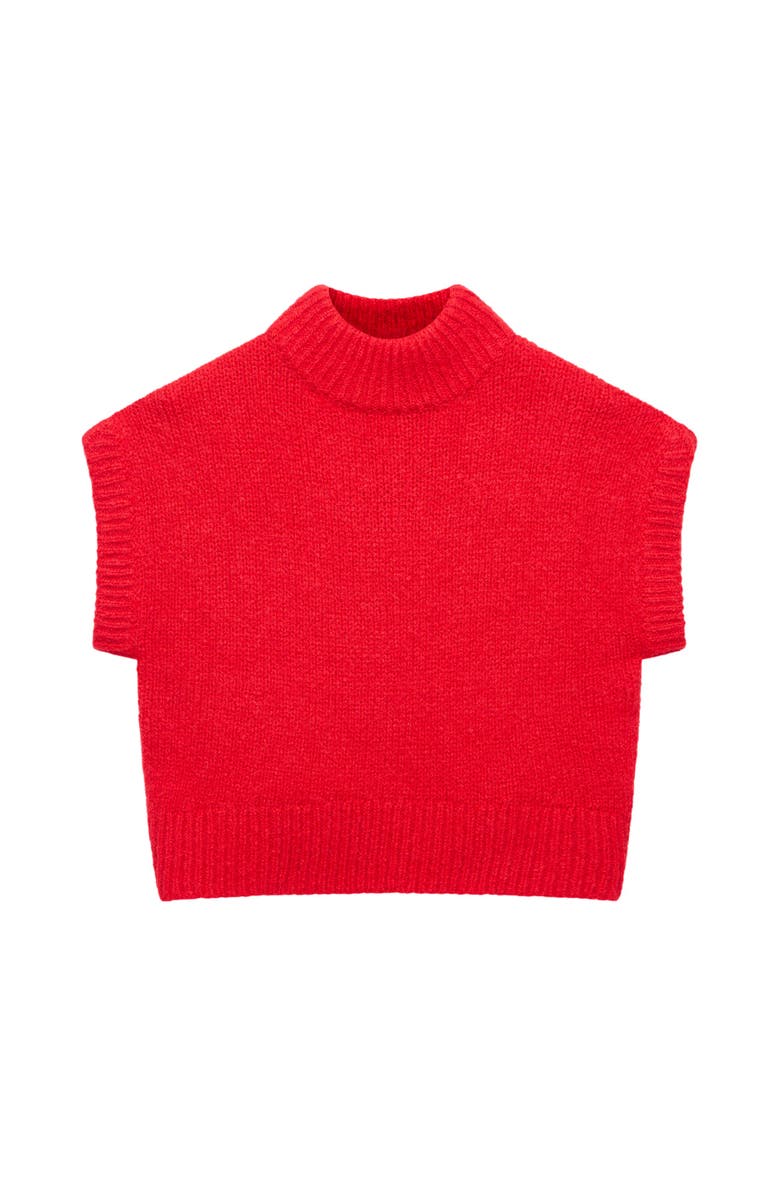 MINT VELVET Wool Blend Knit Top, Alternate, color, Red