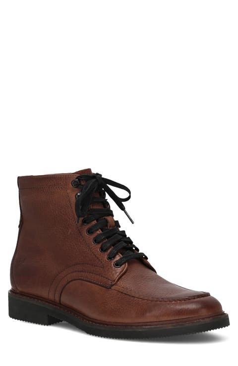 Lowell Leather Lace Up Boot