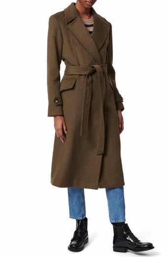 Bernardo Double Breasted Belted Coat