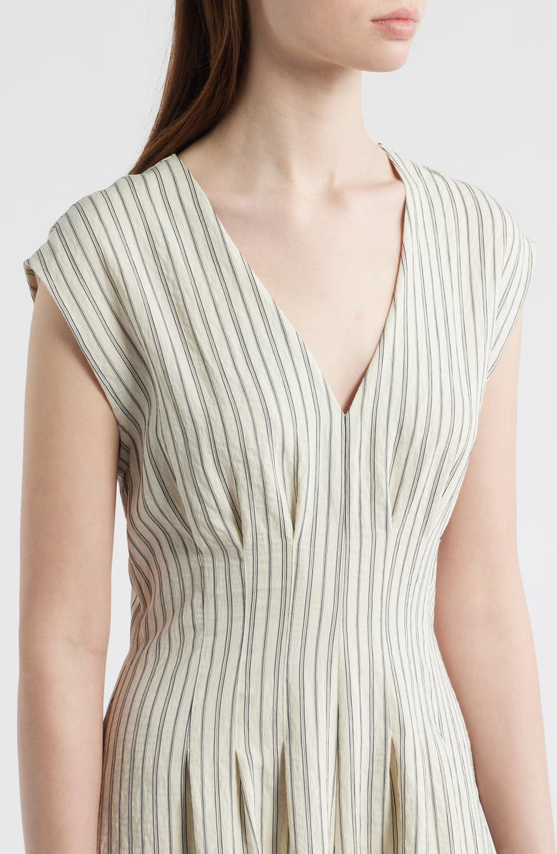 rag & bone Ines Variegated Stripe Maxi Dress, Alternate, color, Cream Stripe