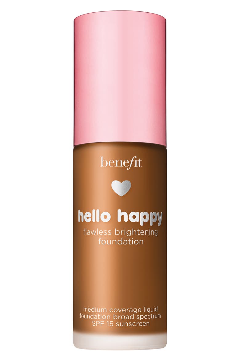 Benefit Hello Happy Flawless Brightening Foundation SPF 15, Main, color, SHADE 9- DEEP NEUTRAL