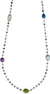 SAMUEL B. Gemstone Station Necklace