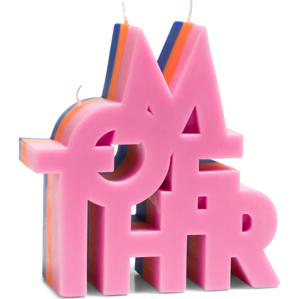 Mother The Burnout Three-wick Candle In Pink