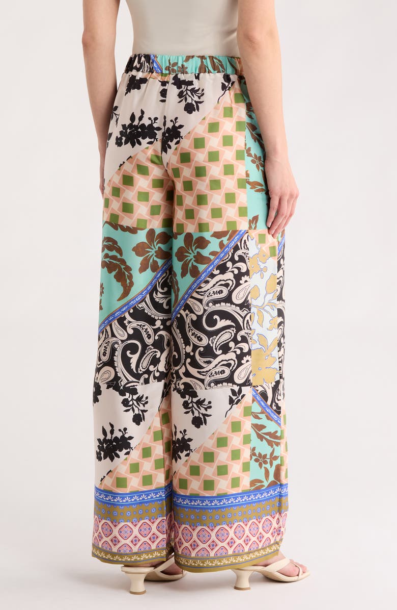 INDUSTRY REPUBLIC CLOTHING Multicolor Wide Leg Pants, Alternate, color,