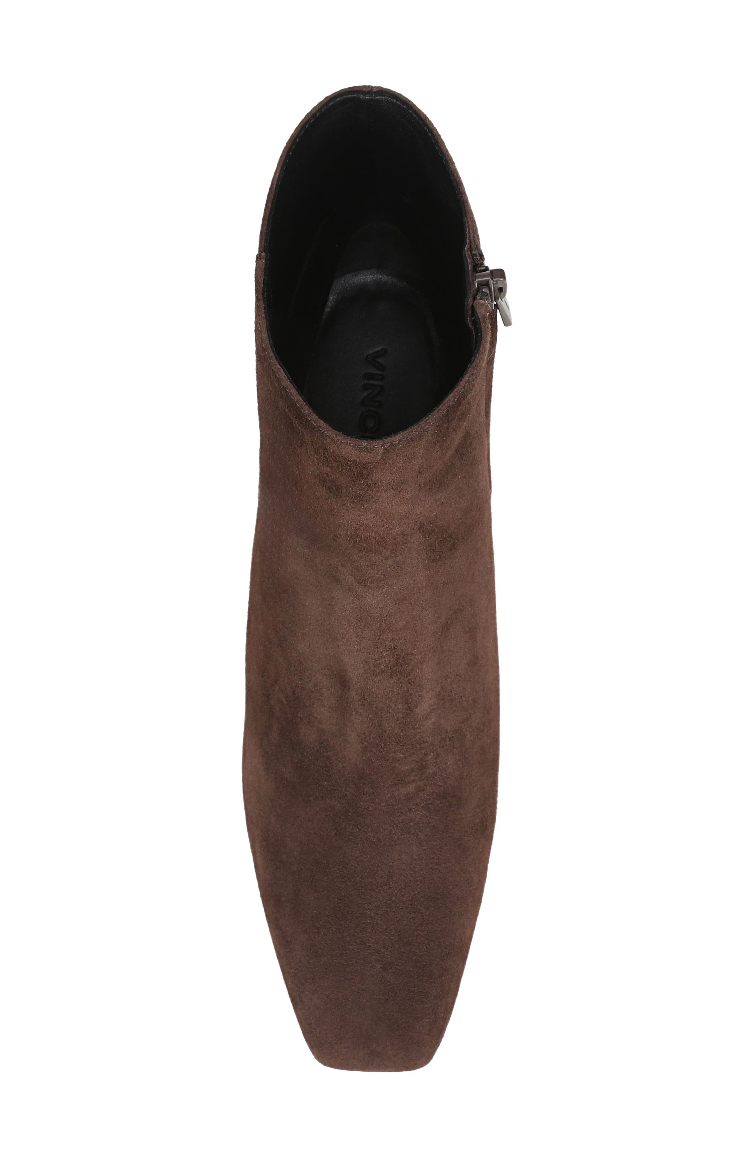 Lilith Leather Bootie, Alternate, color, CACAO BROWN