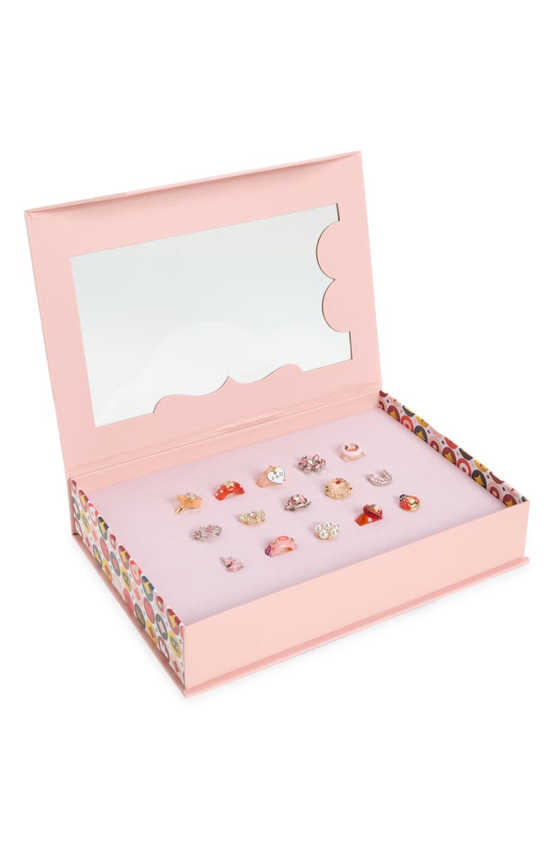 FAO Schwarz Glam Rings Set, Main, color, Light/ Pastel Pink