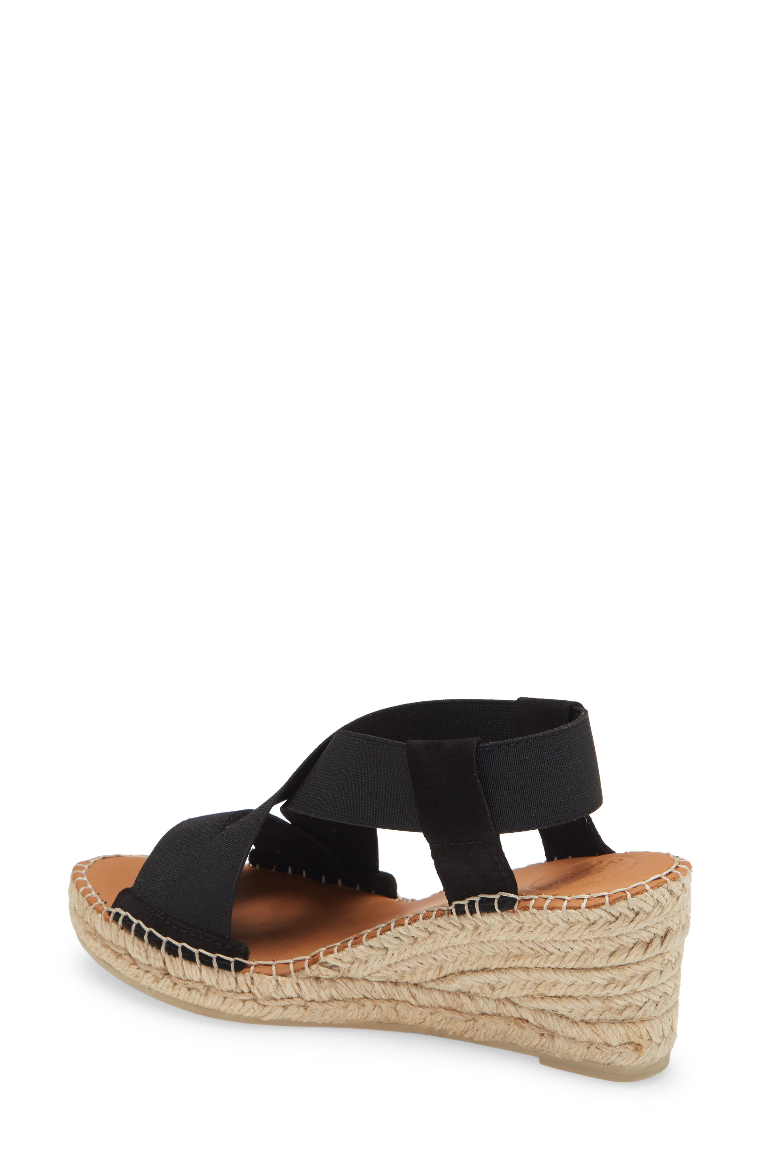 Toni Pons Tina Espadrille Wedge Sandal, Alternate, color, Black Fabric