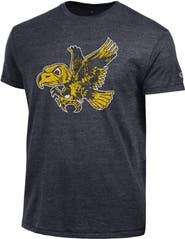 Champion Men's Champion Black Iowa Hawkeyes Vintage Triumph Tri-Blend T-Shirt