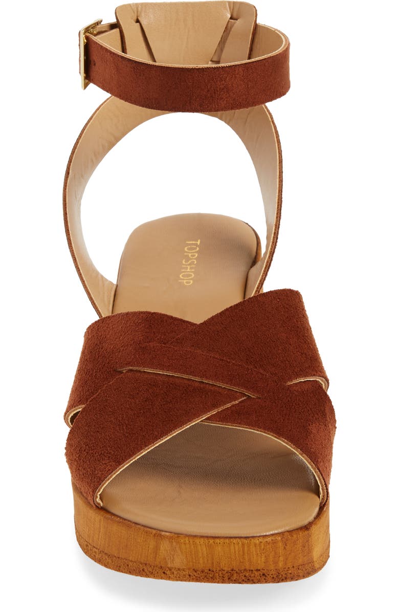 Topshop Dolly Block Heel Sandal, Alternate, color,