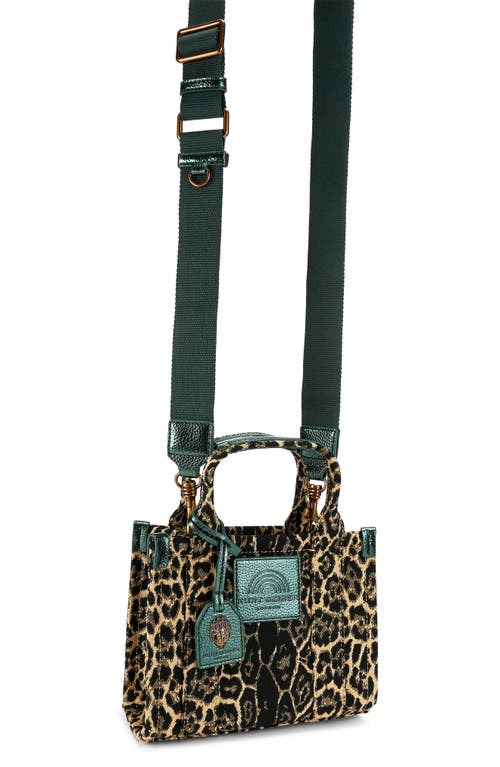 Kurt Geiger London X-small Southbank Canvas Tote In Brown