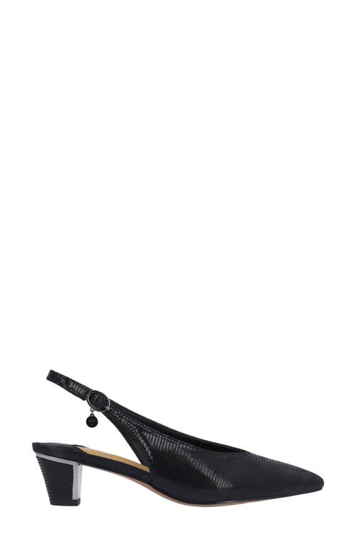 J. Reneé Darra Slingback Pointed Toe Pump In Black
