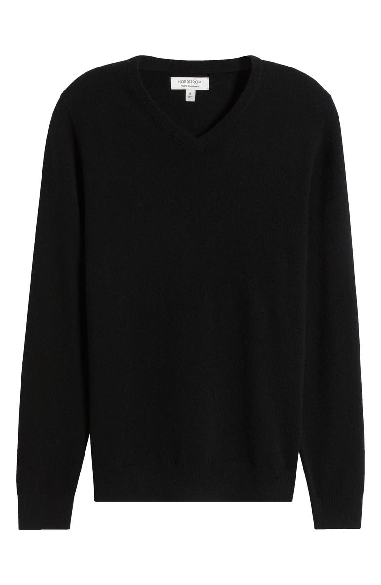 Nordstrom V-Neck Cashmere Sweater, Alternate, color,