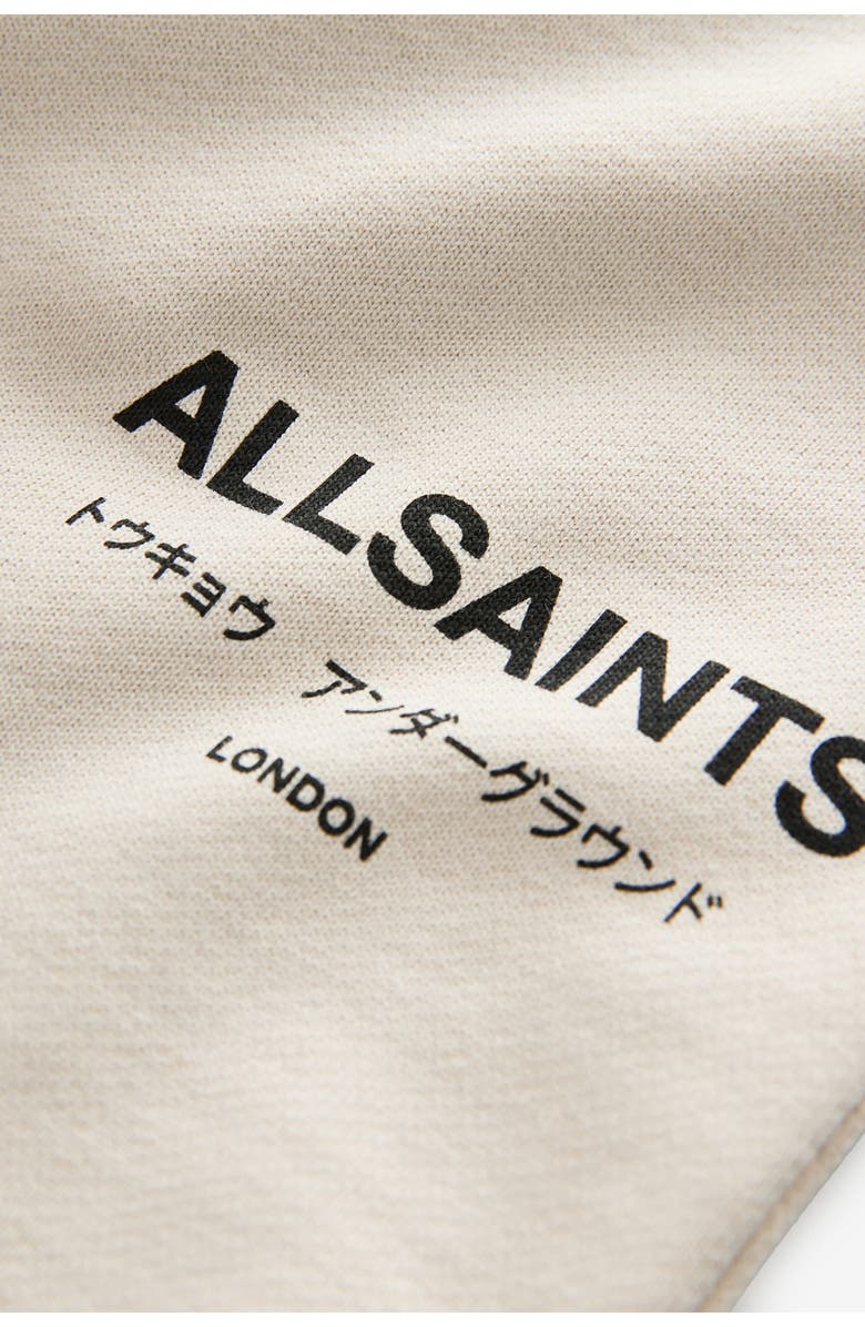 smALLSAINTS by ALLSAINTS Kids' Underground Logo Sweat Shorts, Alternate, color, Neutral