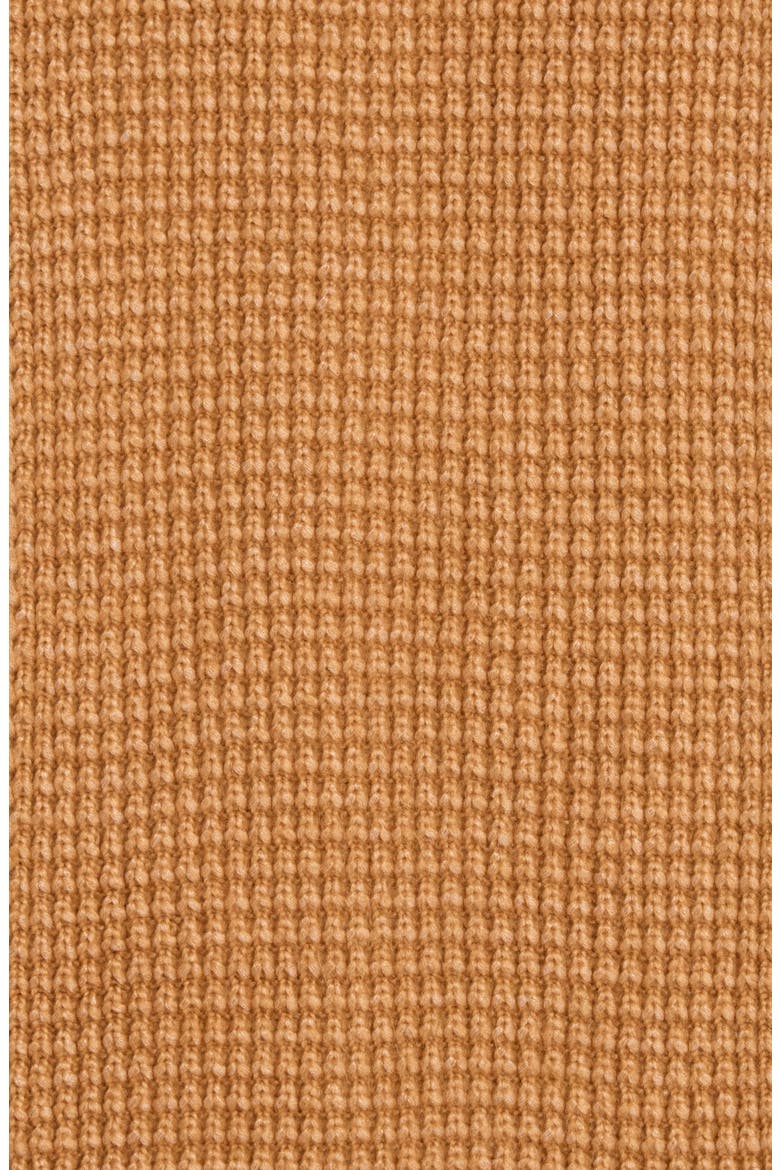 Waffle Stitch Scarf, Main, color, CHESTNUT