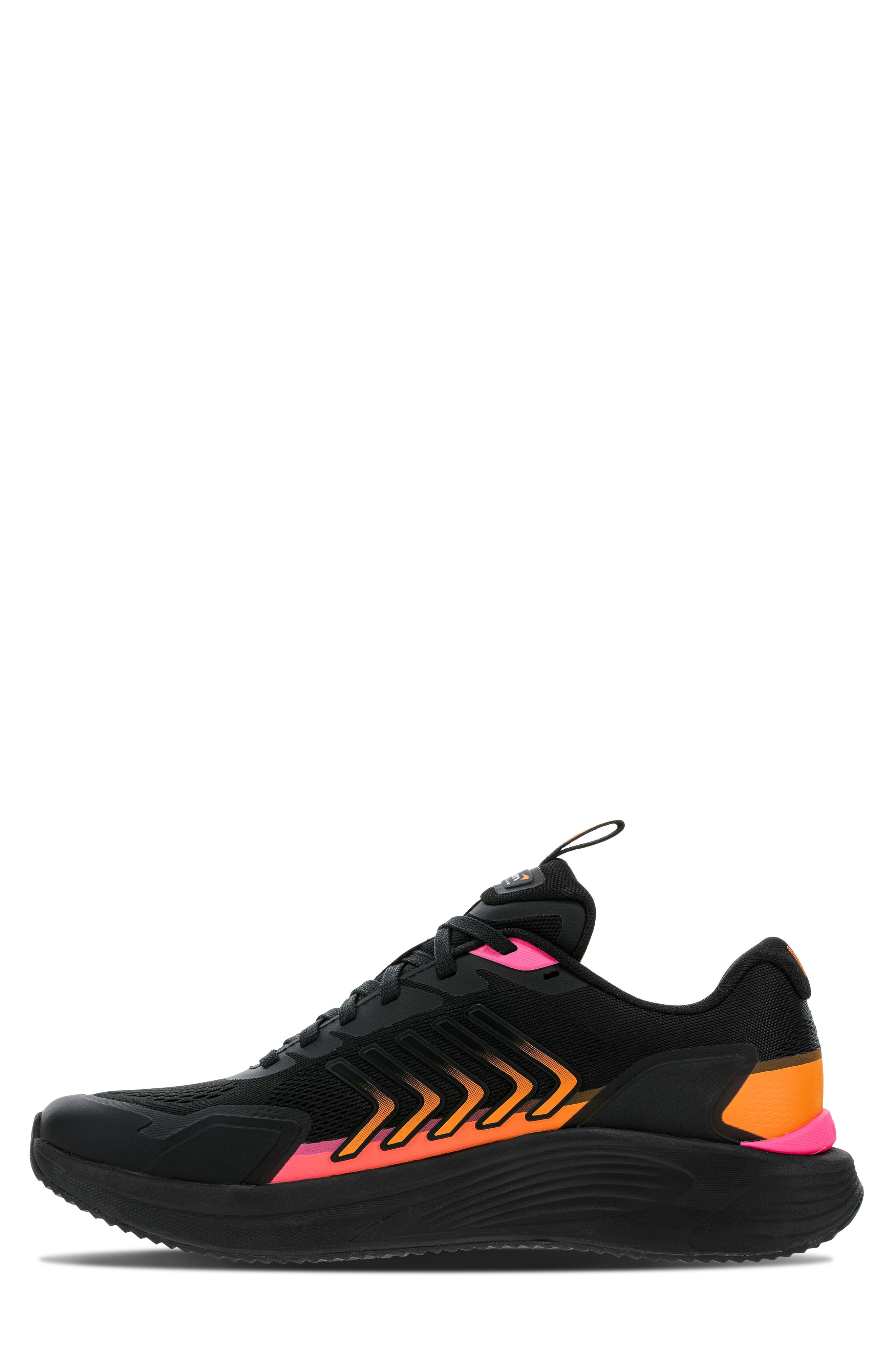 K-Swiss x McLaren Aero-Active Sneaker, Alternate, color, Black/ Papaya