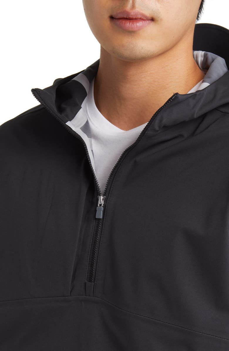 Peter Millar Kinetic Performance Waterproof Half-Zip Hoodie, Alternate, color, 