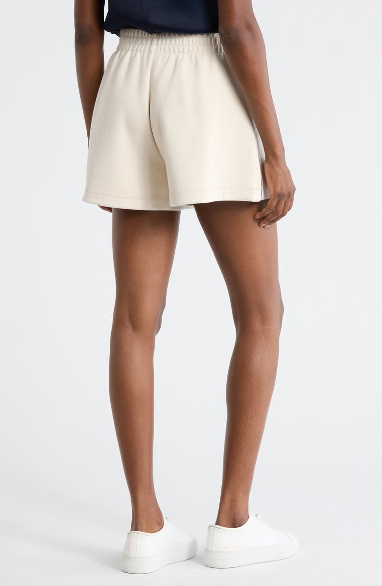 G/FORE Double Knit Shorts, Alternate, color, Chalk White