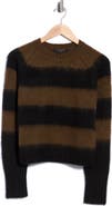 AllSaints Lou Striped Crewneck Sweater