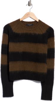 AllSaints Lou Striped Crewneck Sweater