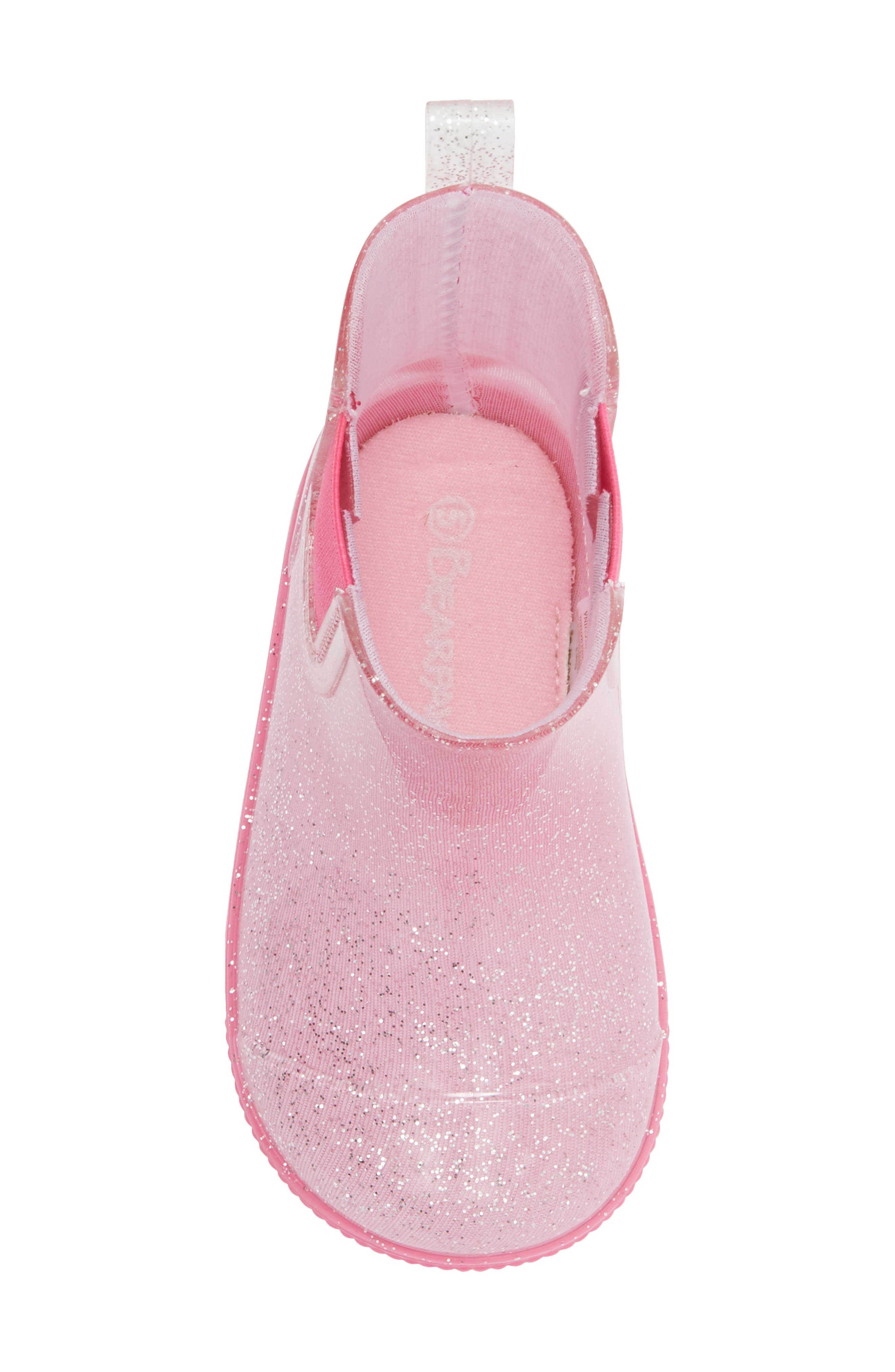 BEARPAW Kids' Pastel Ombré Glitter Rain Boot, Alternate, color, Pastel Glitter