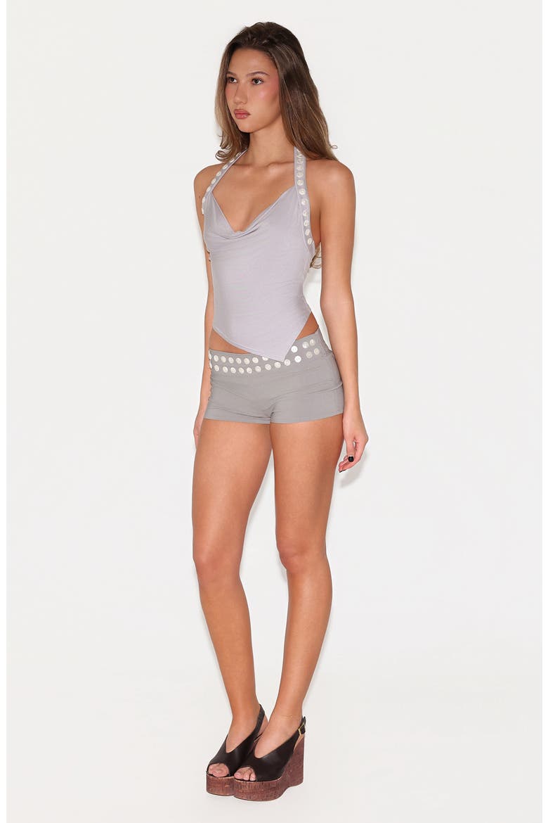 Suki Halter Top, Alternate, color, GREY