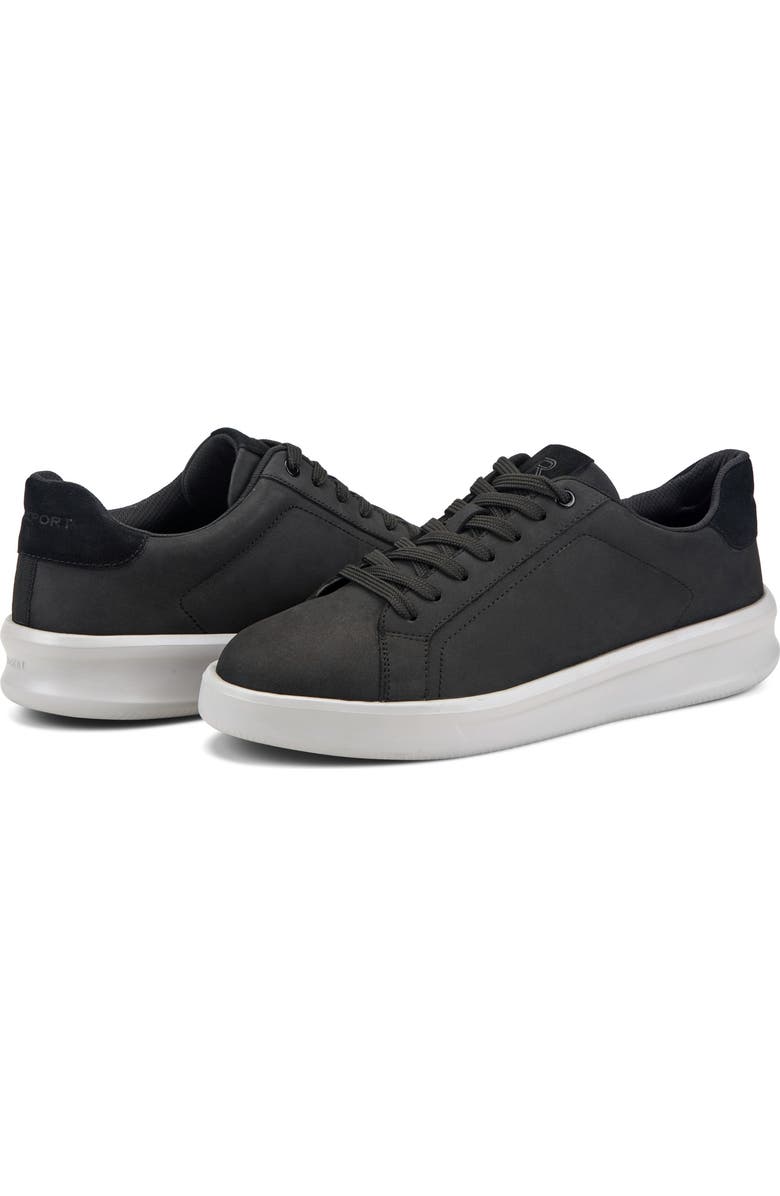 Rockport Lite Court Sneaker, Alternate, color, Black