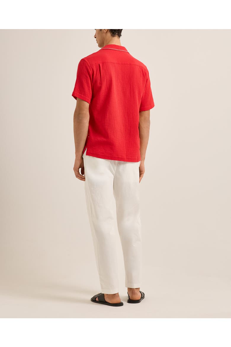 Maitan Relaxed-Fit Shirt, Alternate, color, Vermillion
