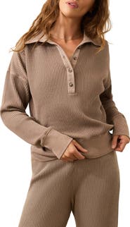 Faherty Surf Organic Cotton Waffle Henley