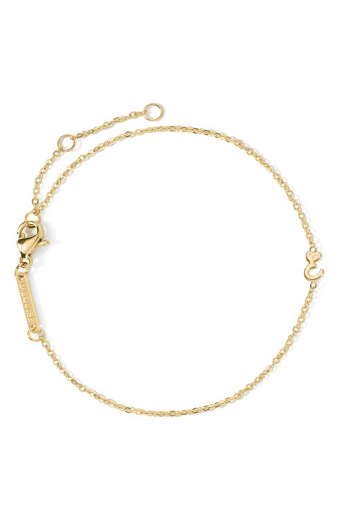 Initial Chain Bracelet