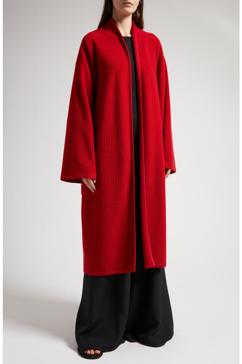 Dela Wool Twill Wide Leg Pants, Alternate, color, BLACK