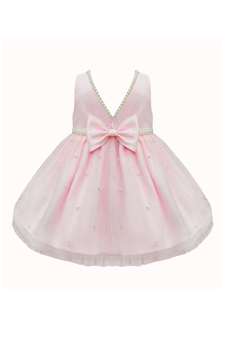 couture princess baby dress Baby Princess couture dress 8kids / Stretch closed back with Big Bow