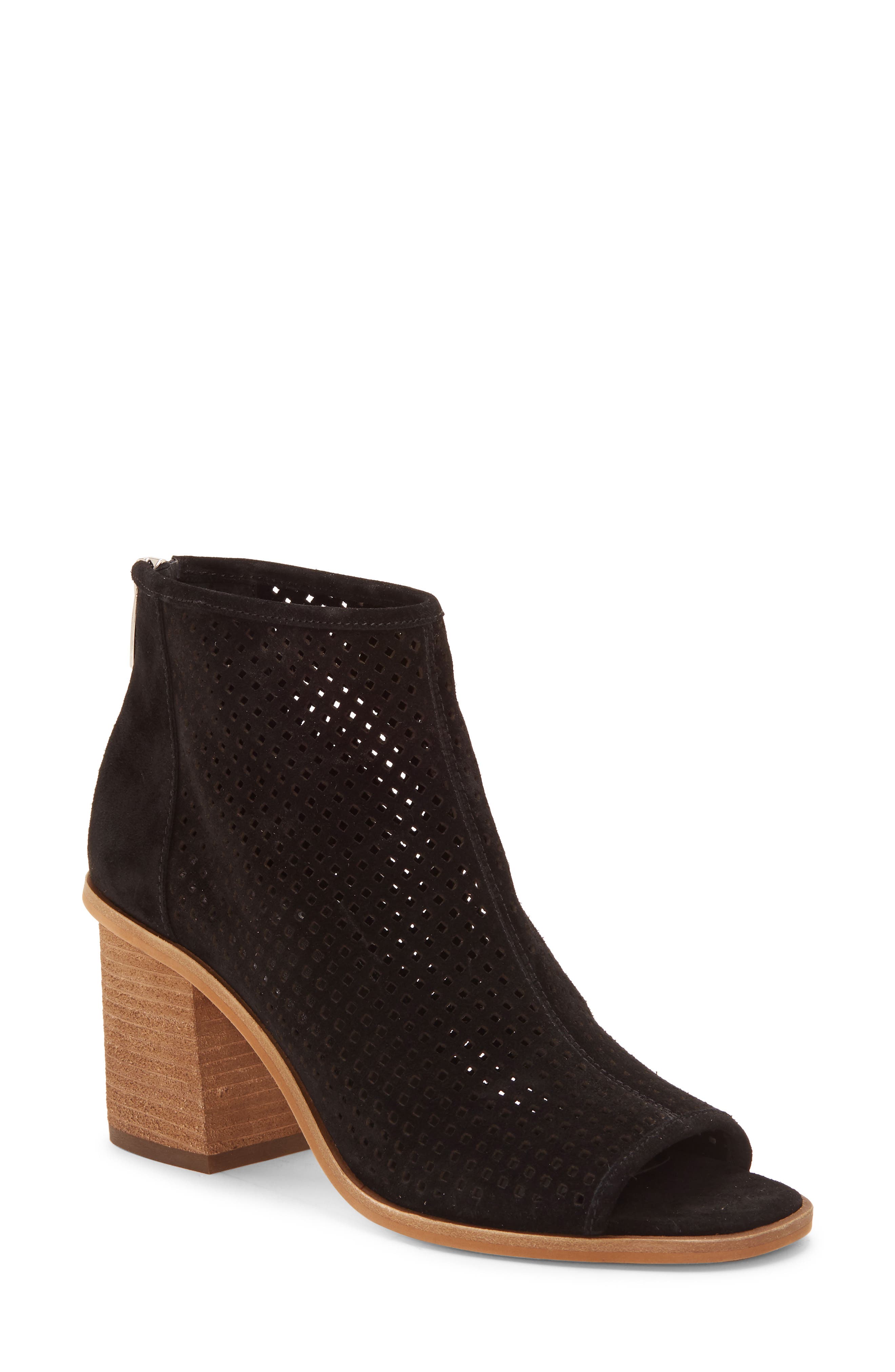 Vince Camuto Kareste Peep Toe Bootie, Main, color, 
