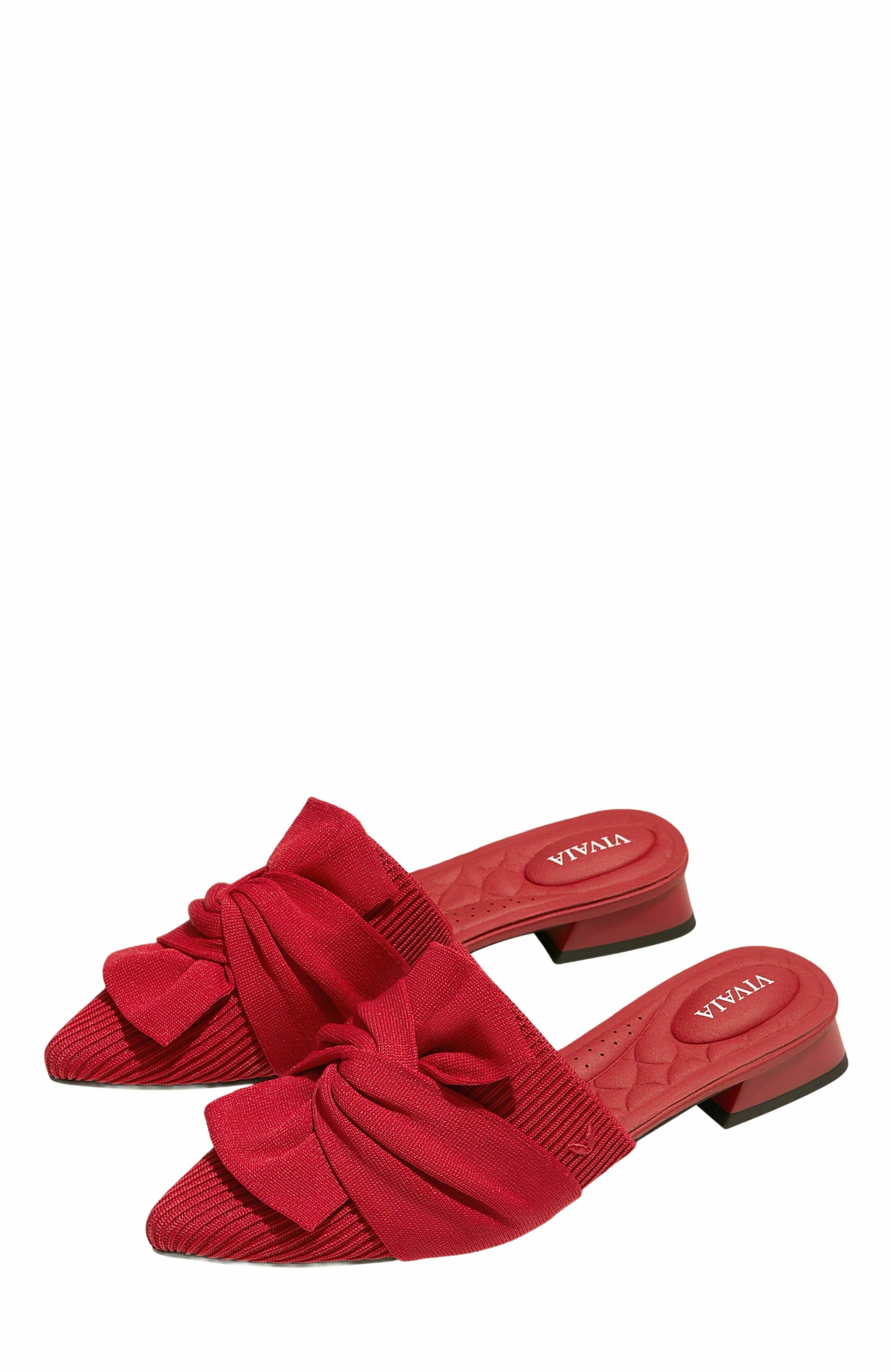 VIVAIA Pointed-Toe Knot Sandals, Alternate, color, 