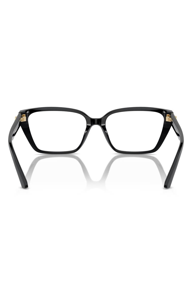 Jimmy Choo 55mm Cat Eye Optical Glasses, Alternate, color, Black / Demo Lens