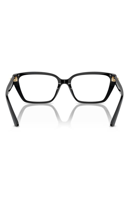 Jimmy Choo 55mm Cat Eye Optical Glasses In Black