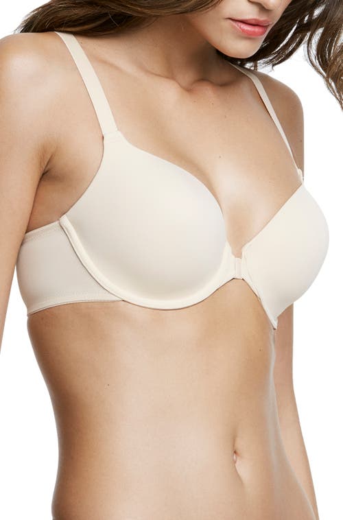 Dominique Intimates Talia Front Closure Racerback Seamless Everyday T-shirt Bra In Brown