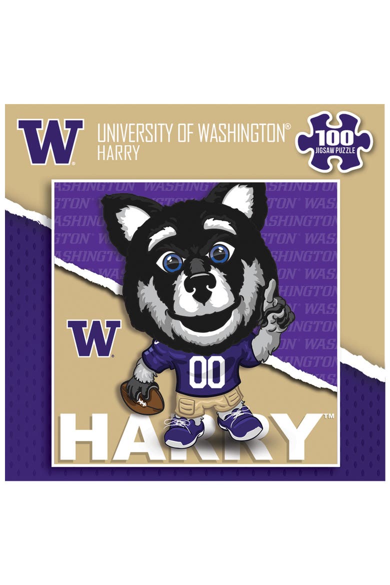 Washington Huskies Mascot 100pc Puzzle, Alternate, color, Multicolor