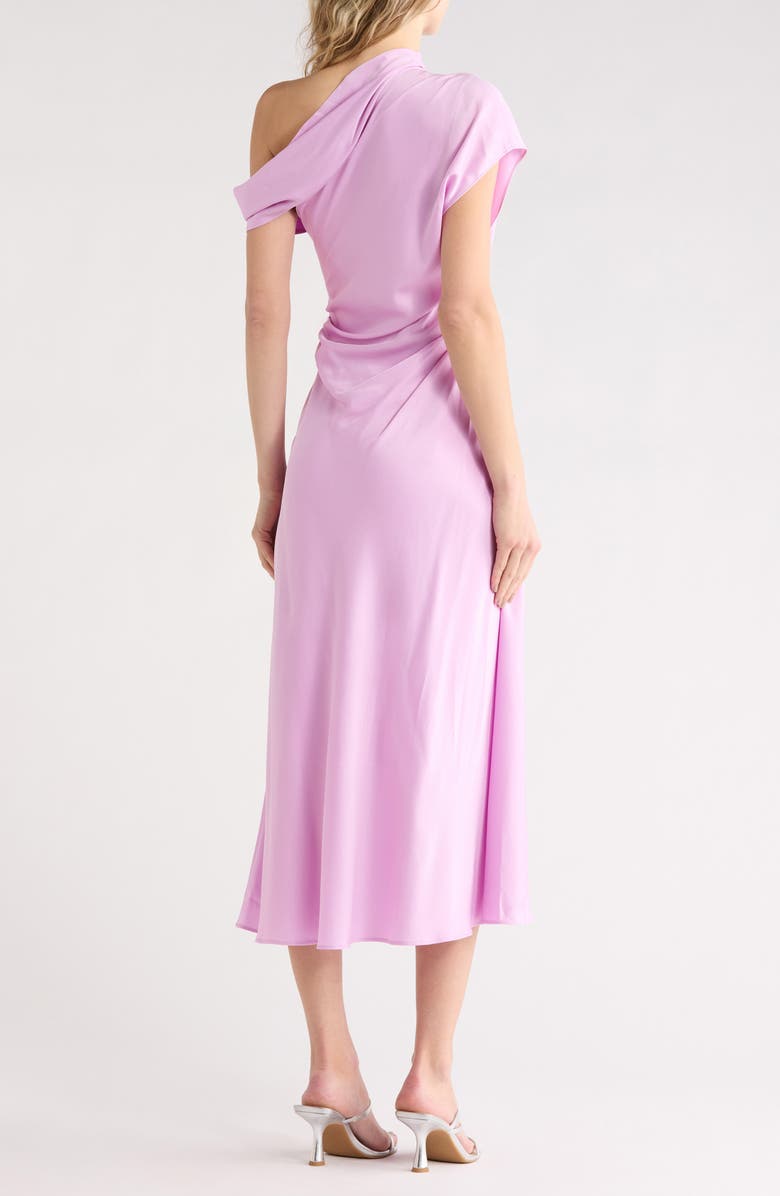 Simkhai Joanna Asymmetric Sleeve Maxi Dress, Alternate, color, Orchid
