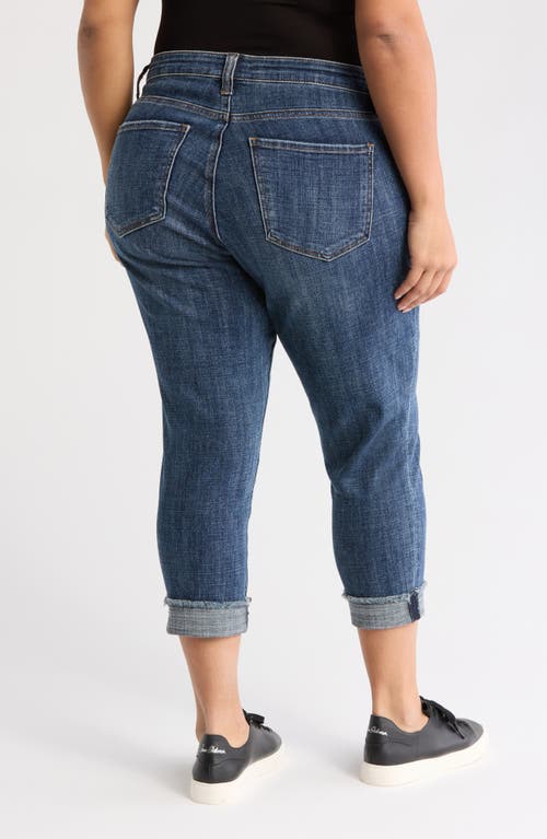 Kut From The Kloth Carrie Roll Cuff Boyfriend Straight Jeans In Aesthetic
