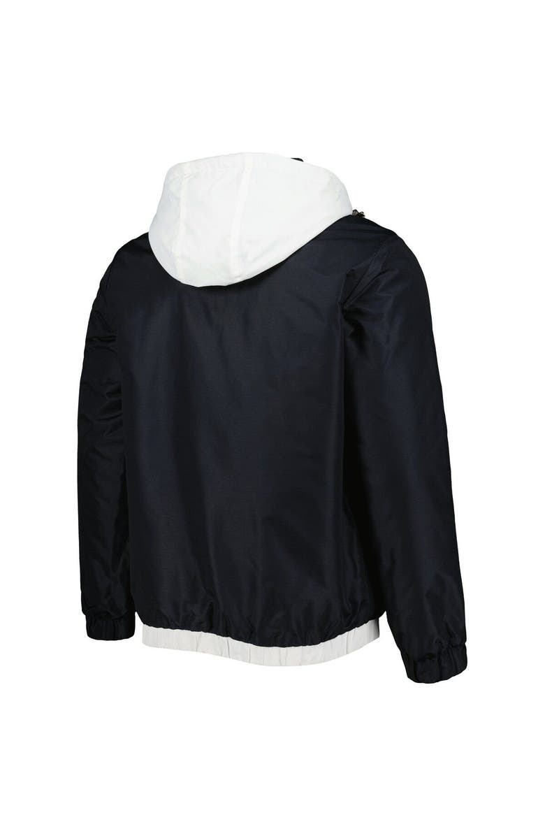 STARTER Men's Starter Black Brooklyn Nets The Triple Double Full-Zip Hoodie Jacket, Alternate, color, Black