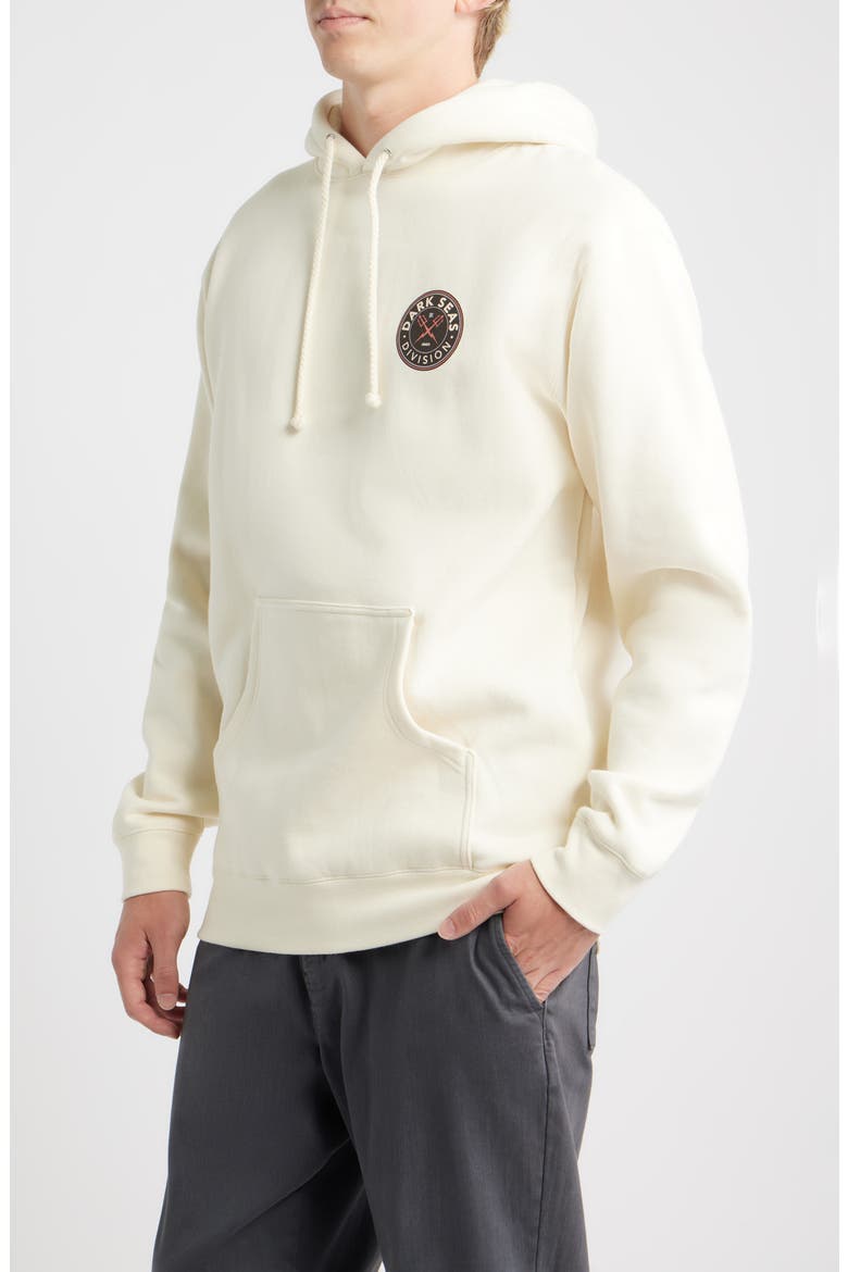 Time Teller Logo Graphic Fleece Hoodie, Alternate, color, IVORY