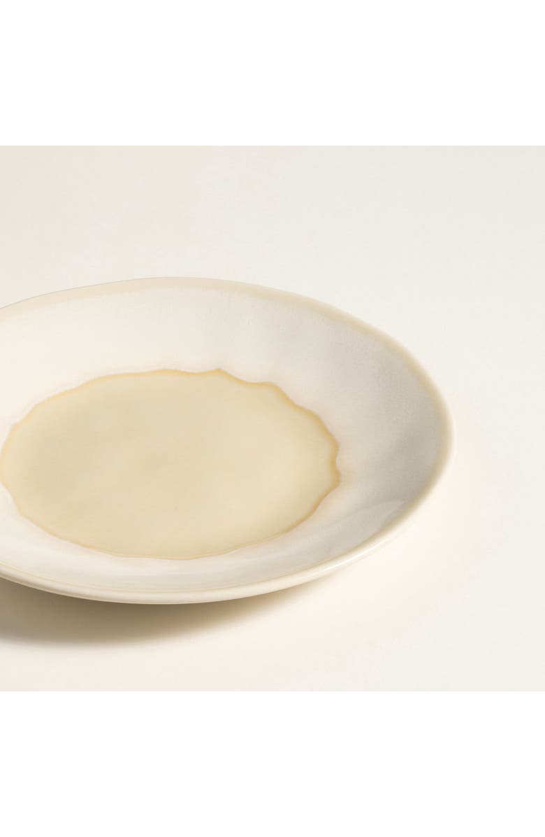 Zsa Zsa Zsu Leiria Dinner Plate Stoneware 10.6 In Set Of 3, Alternate, color, Cream